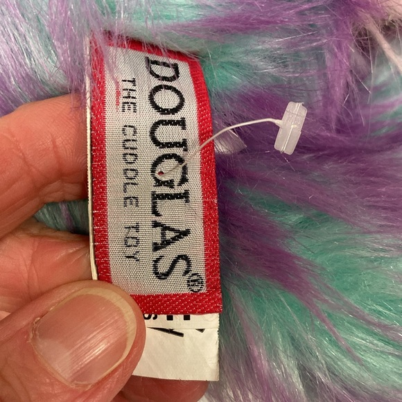 Rare "Veda" the Unicorn Plush w/Eyelashes by Douglas Cuddle Toys 15" Rainbow - Picture 7 of 9